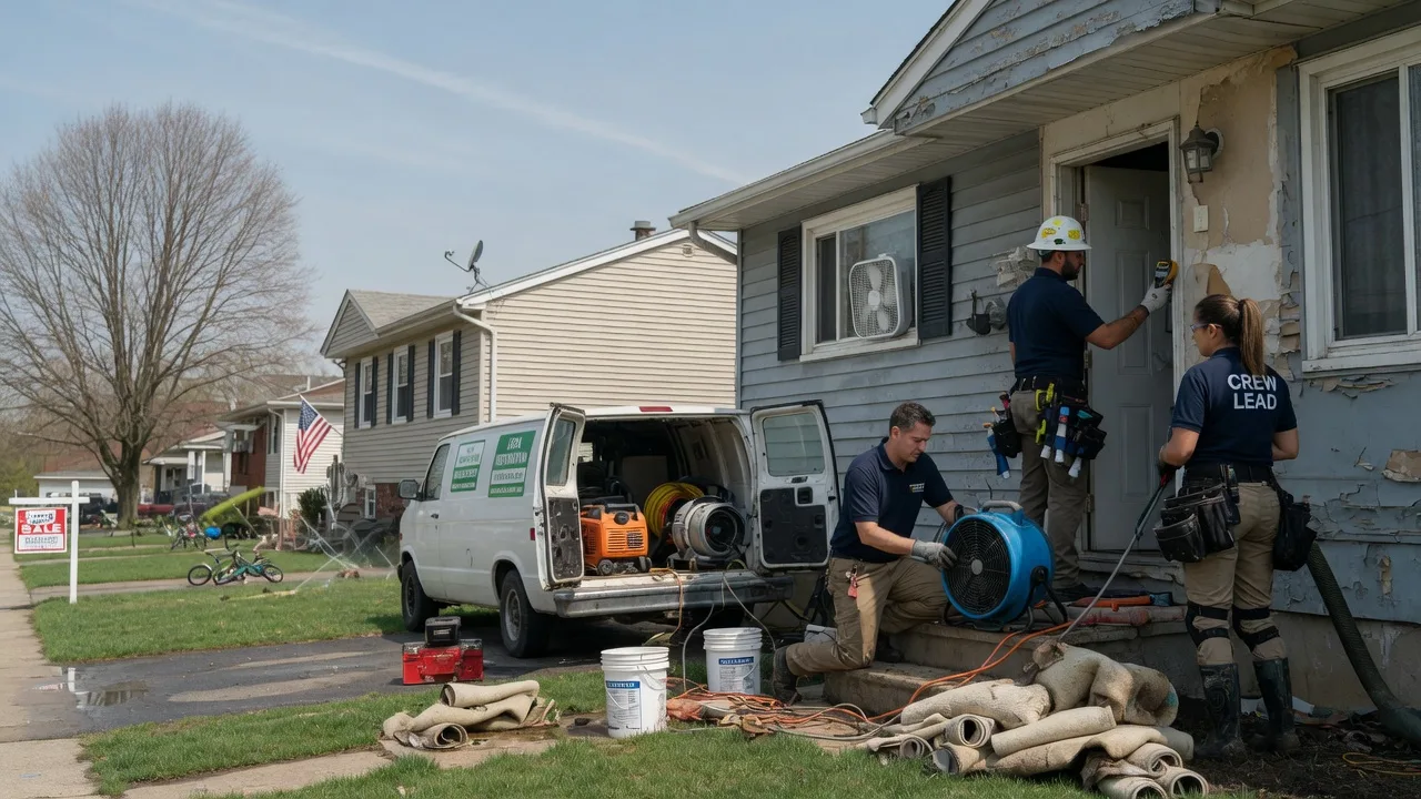 Flood Cleanup in Newtown, PA near me