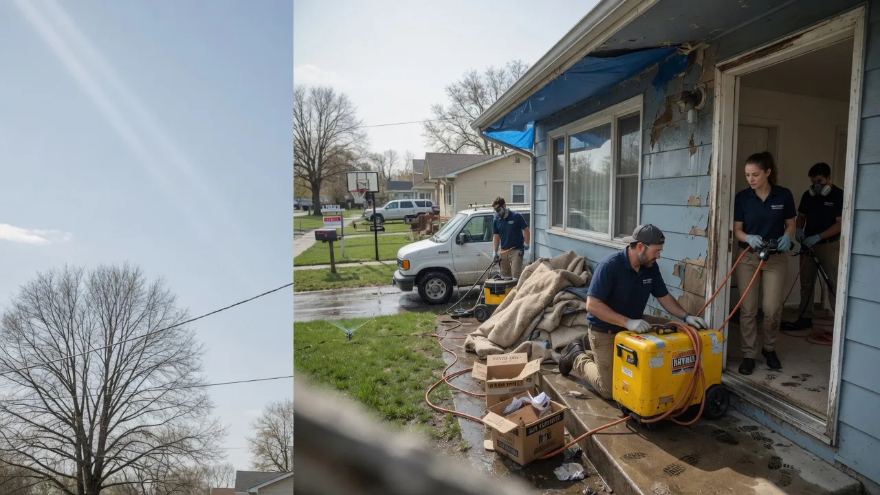 Basement Flood Cleanup in Newtown, PA near me